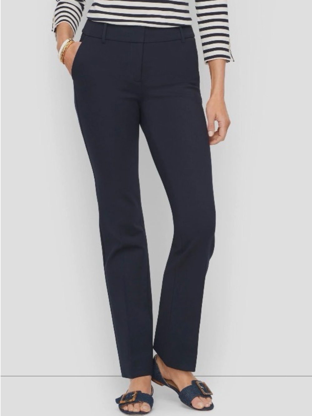 Talbots Navy SoHo Dress Pants - Women's